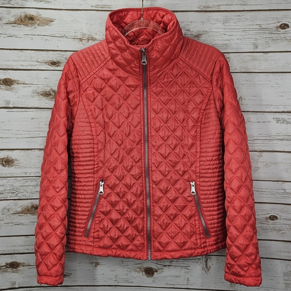 Marc New York Andrew Marc Zippered Puffy Jacket Size Medium - Picture 2 of 10